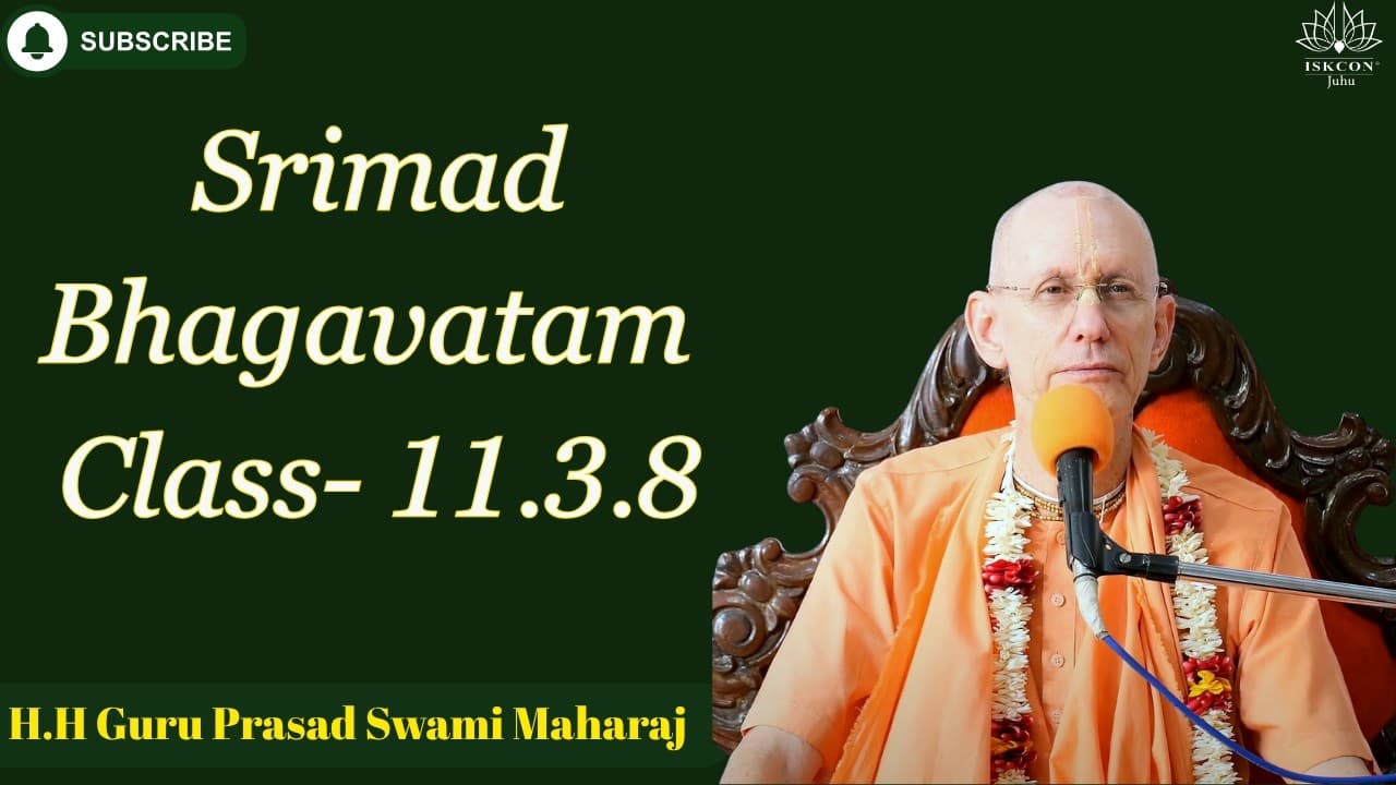 Srimad Bhagavatam Class 11.3.8 | By H.H Guru Prasad Swami Maharaj 