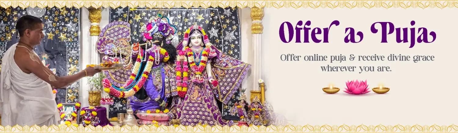 Offer a puja banner